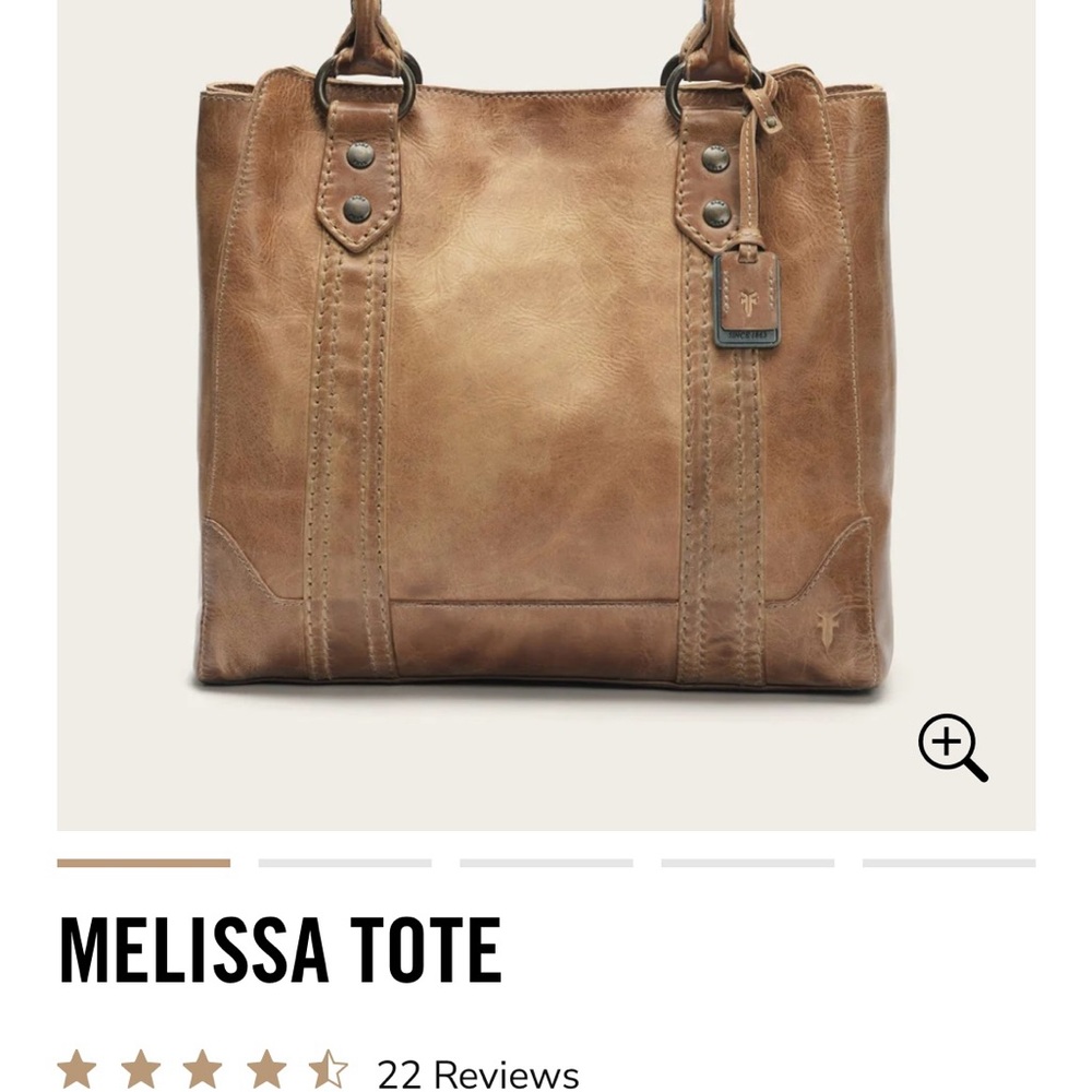 Frye Melissa Tote - Tan Leather Bag